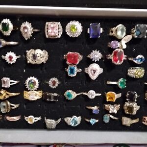 Elegant Silver and Gemstone Bracelet